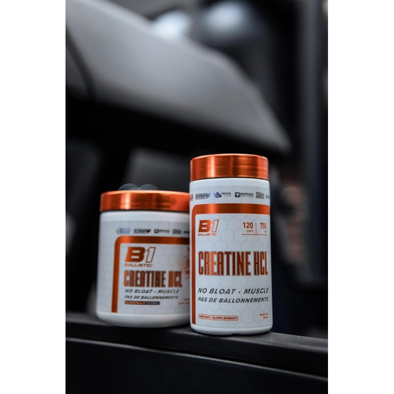 Ballistic Creatine HCL Capsules | Bloat Free Creatine Hydrochloride |