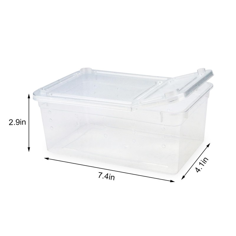 Hypeety Small Reptile Breeding Box for Reptiles Small Snake Small