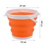 Collapsible Bucket Foldable Tub -3L Portable Small Bucket for Camping,