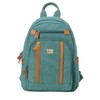 Troop London TRP0255 Classic Canvas Backpack - Small Blue Floral