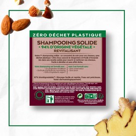 Garnier Ultra Doux Solid Shampooing Ginger For Dull Hair - 60 g (Textured Fringe)