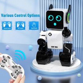 okk Robot Toy for Kids, Smart Robots Remote, APP, Touch and Sound Control, Robotics Intelligent Programmable, Robot Toy with Walking Dancing Singing Talking Transferring Items for Boys Girls Gift
