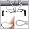 Cable Lock Wire Ropes [6 pieces] Stainless Steel Rope, Vinyl