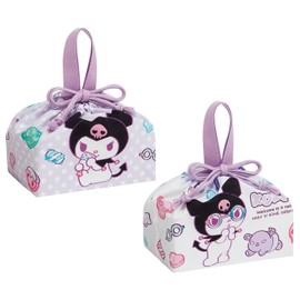 Skater KB7W-A Sanrio Chromi Marshugumi Lunch Drawstring Bag Set of 2