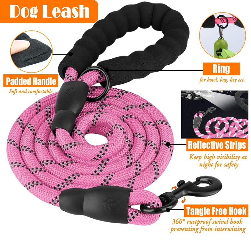 LOBEVE No Pull Dog Harness, Collar & Leash Set |