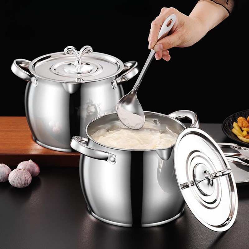 118oz Stainless Steel Jumbo Bacon Grease Container with Removable Strainer,