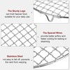 sourcing map Round Cooking Rack, 7-inch Stainless Steel Cross Wire