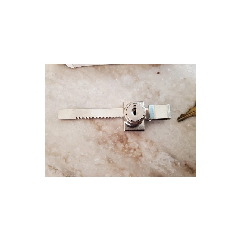Knape & Vogt Adjustable Sliding Door Lock Zinc 3-3/8" 965