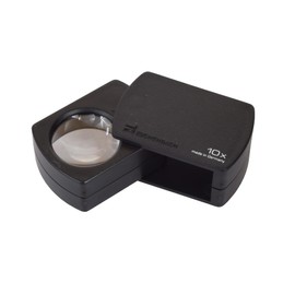 ESCHENBACH 1109-10 Folding Inspection Loupe, Plastic Magnifier, 10x Magnification