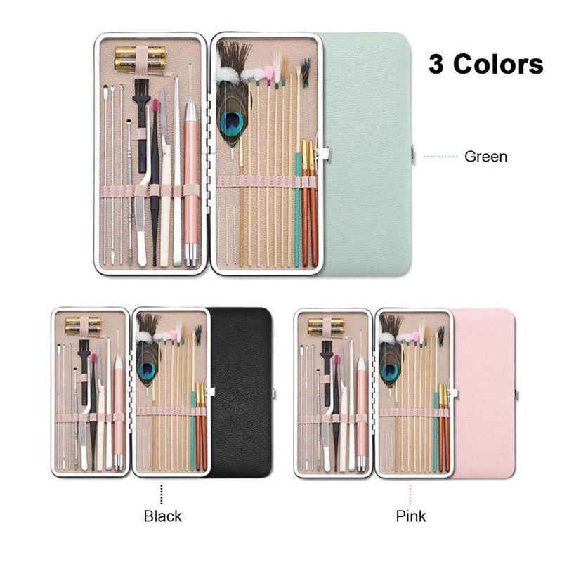 23 Pieces Earwax Removal Kit Portable Earwax Removal Kit Ear