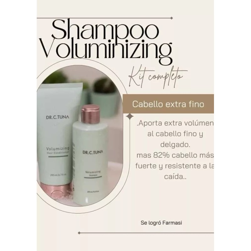 Farmasi Shampoo Volumizing - Dr C Tuna -shampoo Para Volumen