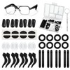 24 Pairs Glasses Nose Pads Stick On Eyeglass, Anti Slip