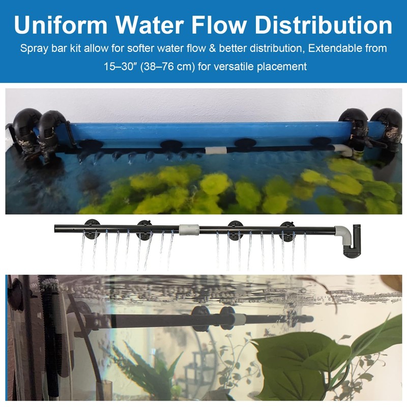 Aquarium Spray Bar Kit for Fluval Spray Bar 06 &
