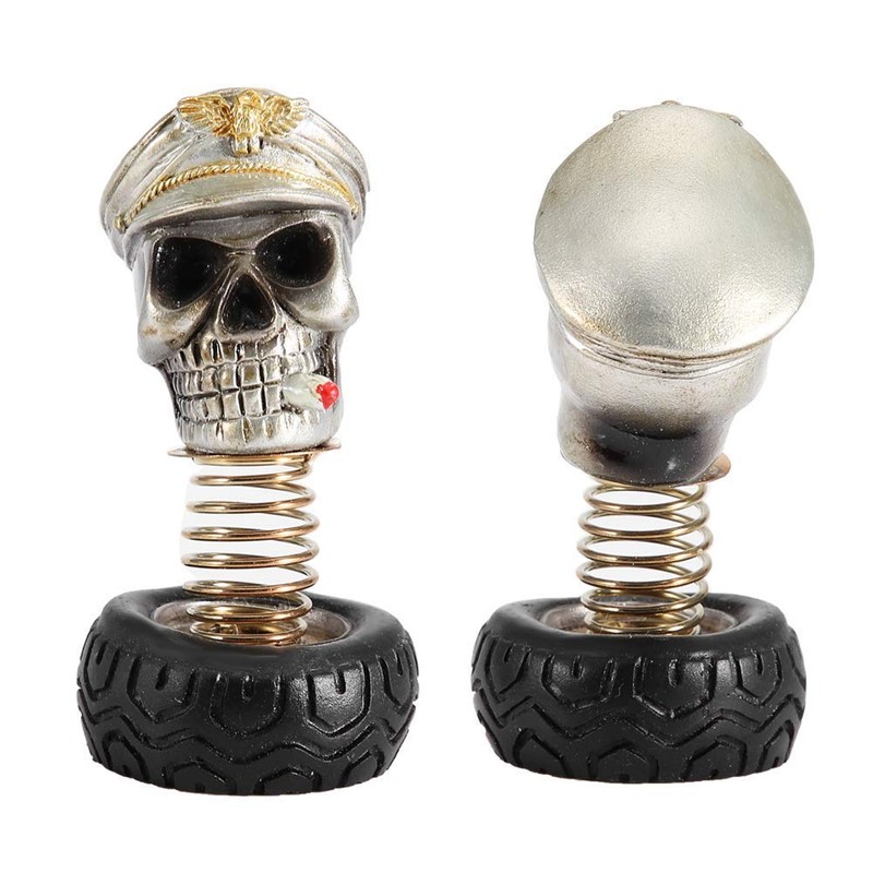 Car Dashboard Decoration,Fashion Swing Skull Style Car Interior Decoration Dashboard