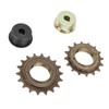 2PCS Freewheel Left Drive Adapter Set Iron 16T 18T Bike