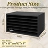 PROLEE Construction Paper Organizer 20" x 13.5" x12.2",Soild Wooden Paper