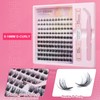Manga Lash Clusters Kit 8-16mm Thick Volume Lashes Clusters DIY