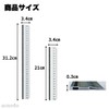 Aluminum Ruler, Anti-slip, Cushioned, With Holding Groove, Ruler, Ruler, Ruler,