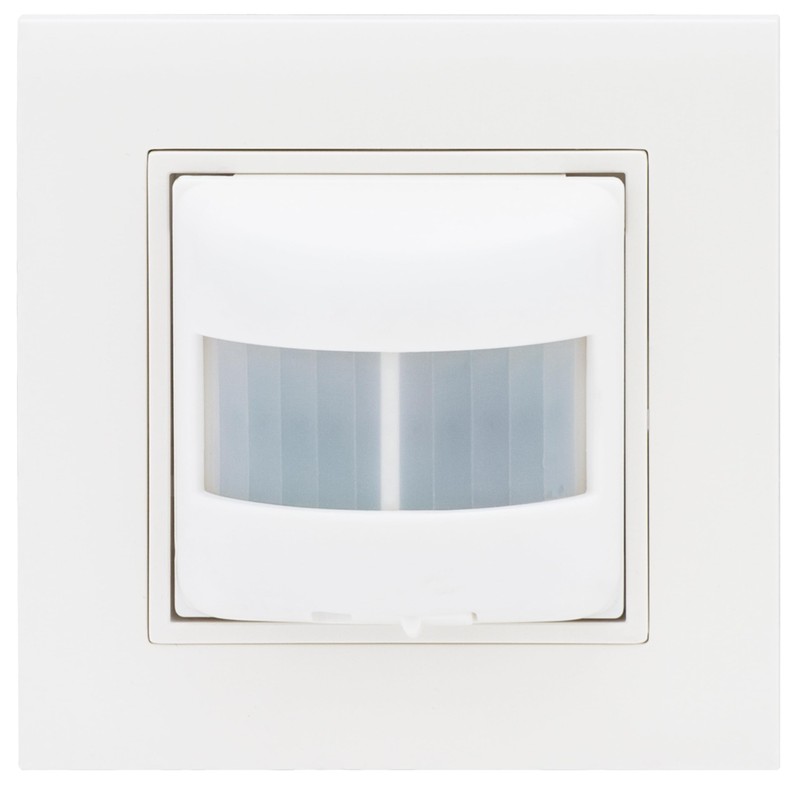 REV Technik, motion sensor, motion sensor, 120°, 8m, flush-mounted, white