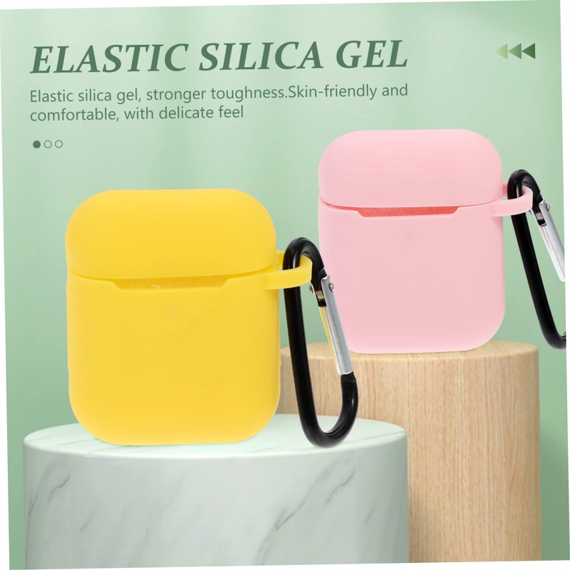 jojofuny 2pcs Earbud Protective Cover for and Scratch-Resistant Headphone Holder