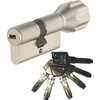 ABUS EC550 Profile Knob Cylinder, Length Z30/K30 mm, with 6