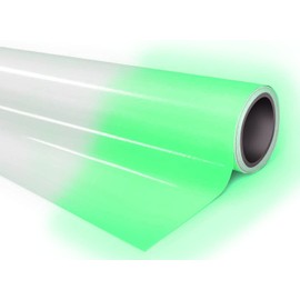 VViViD Green Glow in The Dark Vinyl Wrap Luminous Adhesive Film 6 Inches x 60 Inches Air Release DIY Decal Sheet