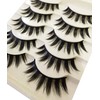 False Eyelashe, NACGUO 5 Pairs Japanese Style Makeup Thick Eyelash