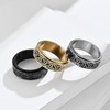 Anxiety ring Knot Spinner Ring for Men Women fidget ring