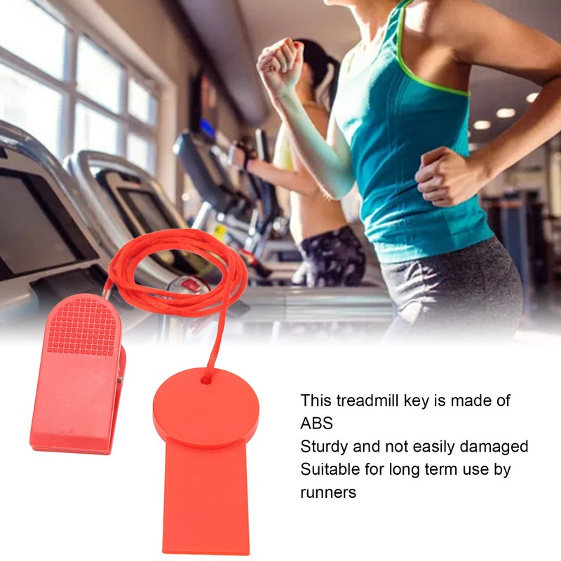 equlup Treadmill Safety Key, 2 Pack Universal Safety Switch for