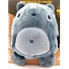 BarkBox Super Chewer Grey Bear Hugger Durable Treat Dispensing Dog