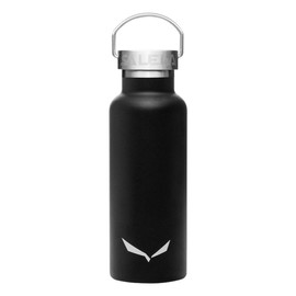 Salewa Valsura Insulated Stainless Steel Bottle, 0.45 L, Black Out, Plain