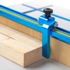 POWERTEC 2-1/4" Fence Flip Stop for Table Saw, Miter Saw,