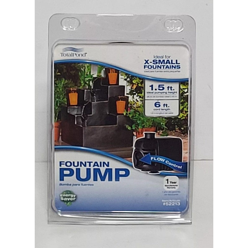 Totalpond, 52213 Total Pond 70 GPH Fountain Pump X-Small Fountain
