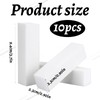 Pack of 10 Buffer for Nails, Nail Buffers, White Buffer,
