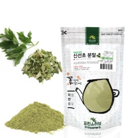 Prince Herb Medicinal Korean Herbal Powder, 100% Natural Ashitaba Powder  /   - 4 oz