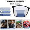 Lutonglenss 3 Pack Progressive Reading Glasses for Men Near-range Workspace