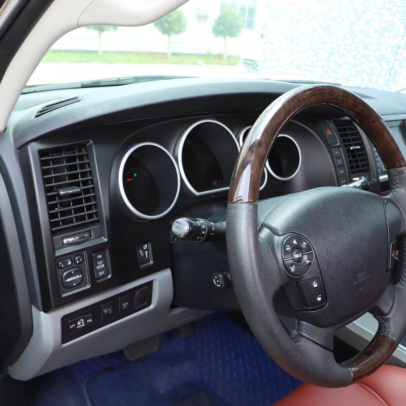 CSKT2022 ABS Matte Black Dashboard Dash Panel Frame Trim Cover