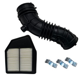 LOCOZI Air Intake Hose Compatible with2008-2012 Honda Accord 2.4L L4 Replaces # 17228-R40-A00 696-052 | with 1 air filter