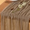 LINXTAR Nude Table Runner Cheesecloth Table Runner 10FT Farmhouse Table