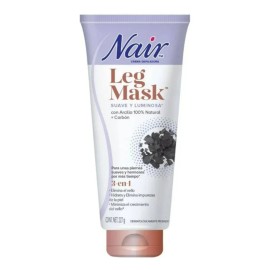 Crema Para Depilar Nair Leg Mask Suave Y Luminosa 227g 2pzs Normal