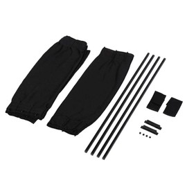 2pcs Car Side Window UV Protection Curtain Sun Shade Vehicle Slidable Retractable Window Shield for Sedan SUV