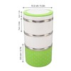 Stackable Stainless Steel Thermal Lunch Container Leakage Proof Retain Freshness