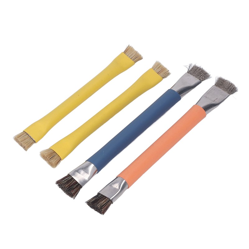 4PCS Keyboard Cleaning Brush Anti Static ABS Handle Stainless Steel