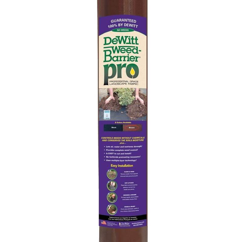 DeWitt PS BRN-4300 Weed Barrier Pro, Brown