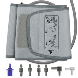 MEDLINKET Y003T1 Extra Large Blood Pressure Cuff, 17-21inch XL Blood Pressure Cuff for Big Arms Compatible with Omron BP5100 BP5250 BP5450 BP7100 BP5350 BP7350 BP7250, Tailored Fit for Tapered Arms