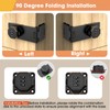 YogePote 90 Degree Cabinet Locks with Combination, Mechanical Folding Door