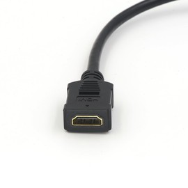 VCE 2-Pack HDMI Keystone Jack, Female to Female HDMI Pigtail Cable 4K HDMI Keystone Coupler for Keystone Wall Plate - 6 Inch