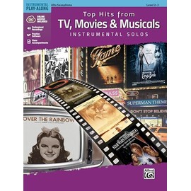 Top Hits from TV, Movies & Musicals Instrumental Solos - Alto Saxophone: Alto Sax, Book (Top Hits Instrumental Solos): Alto Sax, Book & Online Access Code Taschenbuch – 13. Januar 2016