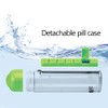 Portable 3-in-1 Water Bottle & Pill Organizer - 400ml