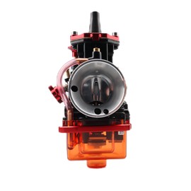 PWK28 Carburetor Intake Pipe Air Filter Kit – Performance Parts for Predator 212cc 196cc 200cc 6.5hp Engines – Ideal for Coleman CT200U BT200X KT196 Baja Warrior Mb200 Gx160 Mini Bike Go Kar (Red)